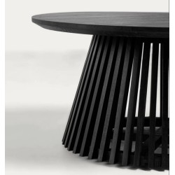 Wooden Coffee Table Mindy Black Jet 80cm VeryForma