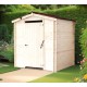 Alpina wooden dry toilet shelter 2.10x2.21 Habrita 4.64m2