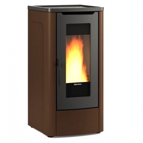 La Nordica Extraflame Dahiana VFS 10 kW Estufa Ventilada de Pellets de Bronce