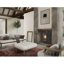 Nordica Extraflame Fedora 8.3kW Steel Wood Stove Black