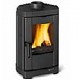 Nordica Extraflame Fedora 8.3kW Fogão a Lenha de Aço Preto