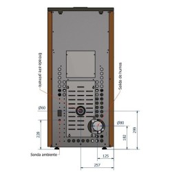 Poêle à Granulés Ferlux Nerea 15 kW noir