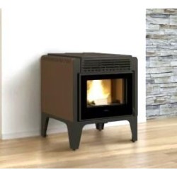 Ferlux Ares Stufa a Pellet 10 kW Vintage Marrone