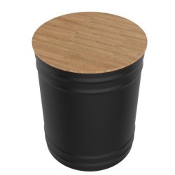 Réserve à Granules Bois Nevada Acier et bambou Dixneuf Design
