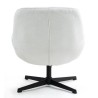 Ena Fabric Poltrona Girevole Bianca VeryForma