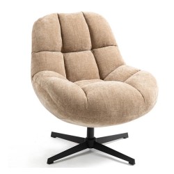 Fauteuil Pivotant Molo tissu sable VeryForma