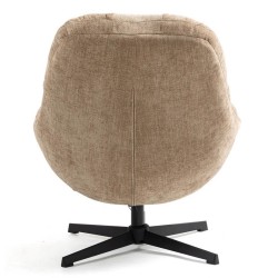 Fauteuil Pivotant Molo tissu sable VeryForma