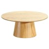 Olen Round Coffee Table in VeryForma oak wood veneer