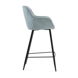 Set 2 sedie da lavoro Ibis Celadon in tessuto ciniglia Ibis VeryForma