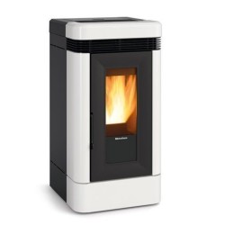 Estufa de pellets por conductos Lucia Plus 12 kW La Nordica Extraflame Blanco