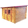 Casetta da giardino in legno Lavan 3,00x3,30 Habrita 10m2