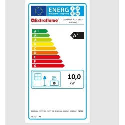 Stufa a pellet canalizzata Dahiana Plus VFS 10 kW La Nordica Extraflame avorio