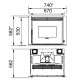 Kanaalinzetstuk Comfort P70 Air Plus La Nordica Extraflame 10kW