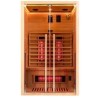 VerySpas 2-Personen-Infrarot-Fichten-Duo-Sauna