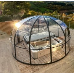 Sfero Abrilios Recinzione Rotonda Scorrevole 5,74m Transparente