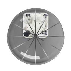 Sfero Abrilios Recinzione Rotonda Scorrevole 5,74m Transparente