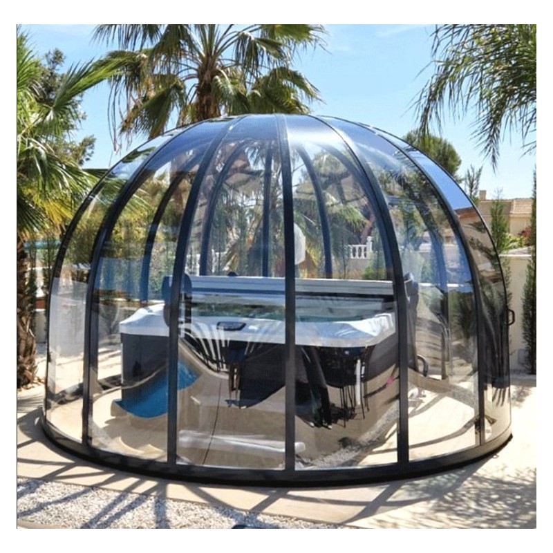 Sfero Abrilios Rundes Schiebegehäuse 3,74m Transparent