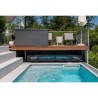Linea Flat Copertura Piscina Abrilios Telescopica per Piscina 600x300