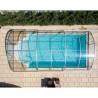 Cubierta de piscina Zen Mid-Top Abrilios Telescópica para Piscina 600x300