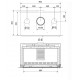 Ferlux F-800 Inserto de madera turbo ventilado grande de 9,4 kW