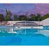 Abrilios Low Zen Copertura Piscina Telescopica per Piscina 600x300