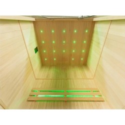 Stoomsauna 4,5 kW Nordic Panoramic 2 plaatsen Harvia UniSpas kachel