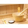 Sauna vapeur 4.5 kW Nordic Panoramic 2 places Poêle Harvia UniSpas