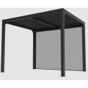 tenda cieca laterale pergola bioclimatica Habrita 3m