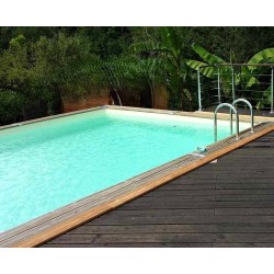 Piscina de madera Sunwater 550x300 H140cm Liner beige Ubbink