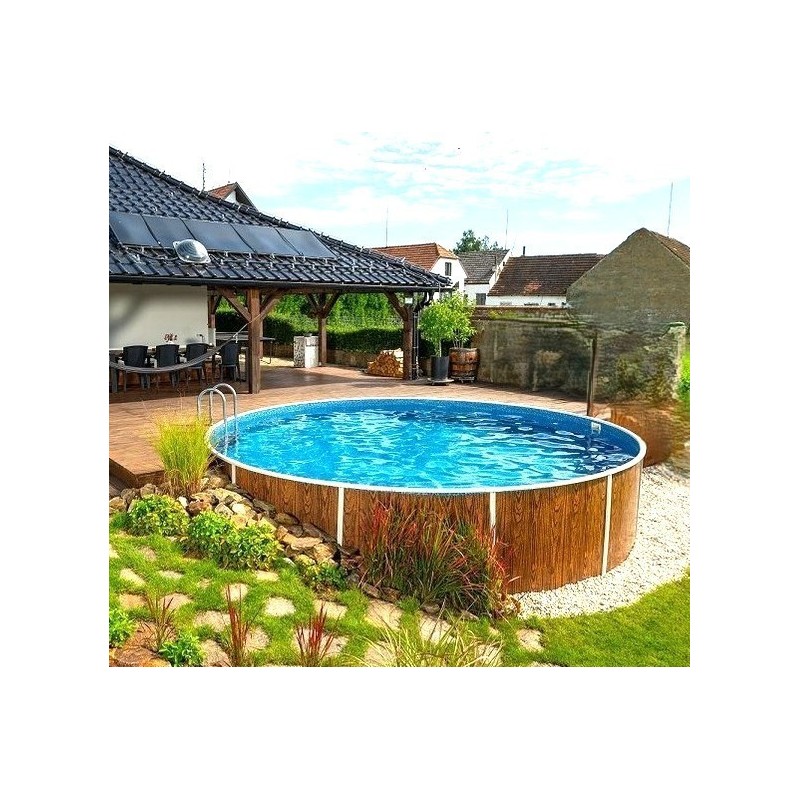 Piscina Azuro Round Imitation stone 460x120