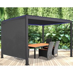 Side Blind Curtain Bioclimatic Pergola Habrita 3m