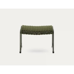 Silla Arvin Swirl en tejido chenilla beige y patas de madera de roble VeryForma