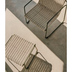 Arvin Swirl Stuhl aus beigem Chenille-Stoff und Beinen aus VeryForma-Eichenholz