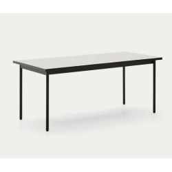 Arvin Swirl Stuhl aus beigem Chenille-Stoff und Beinen aus VeryForma-Eichenholz