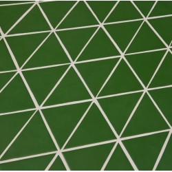 Table de jardin Rina en acier vert et céramique vert foncé VeryForma