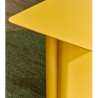 Table d'appoint en fer jaune Avin 42x42cm VeryForma