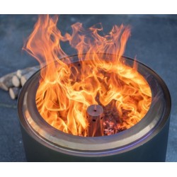Volcano Extra Large Black RedFire Brazier