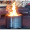 Volcano Large Black RedFire Brazier