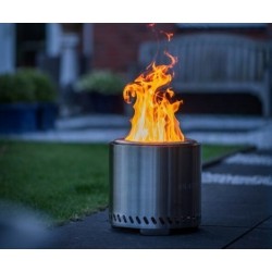 Volcano Large Black RedFire Brazier