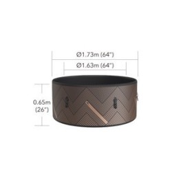 Spa semi-rígido mono de 6 lugares 173cm e Wifi MSpa