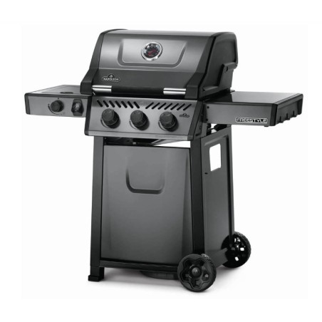 Barbacoa de gas Napoleon Freestyle 365 con estufa lateral y 3 quemadores