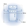 Barbecue a gas Napoleon Freestyle 365 con 3 fuochi