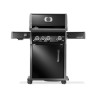 Churrasqueira a gás preta Napoleon Rogue® PRO 425 BB SIZZLE ZONE™ e 4 queimadores, incluindo um lado