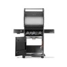 Churrasqueira a gás preta Napoleon Rogue® PRO 425 BB SIZZLE ZONE™ e 4 queimadores, incluindo um lado