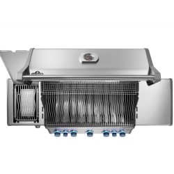 Churrasqueira a gás Napoleon Rogue® PRO-S 625 RSIB em aço inoxidável SIZZLE ZONE™ 7 com queimador lateral e traseiro