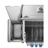 Churrasqueira a gás Napoleon Rogue® PRO-S 625 RSIB em aço inoxidável SIZZLE ZONE™ 7 com queimador lateral e traseiro