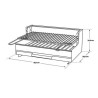 Barbacoa Le Marquier Grilloir Vulcain Encastrable 54x32