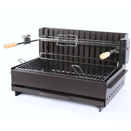Le Marquier Vulcain Barbecue con Girarrosto Incorporato 61x33