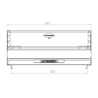 Le Marquier Original Edelstahl Einbaugrill 52x35