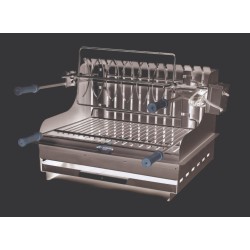 Le Marquier Mendy Stainless Steel Barbecue with Rotisserie